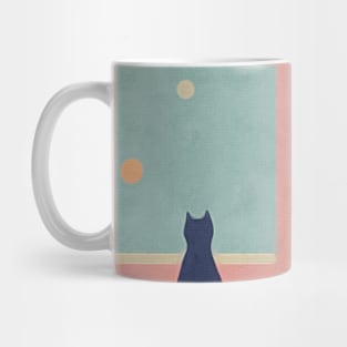 Two Sun Cat Mug